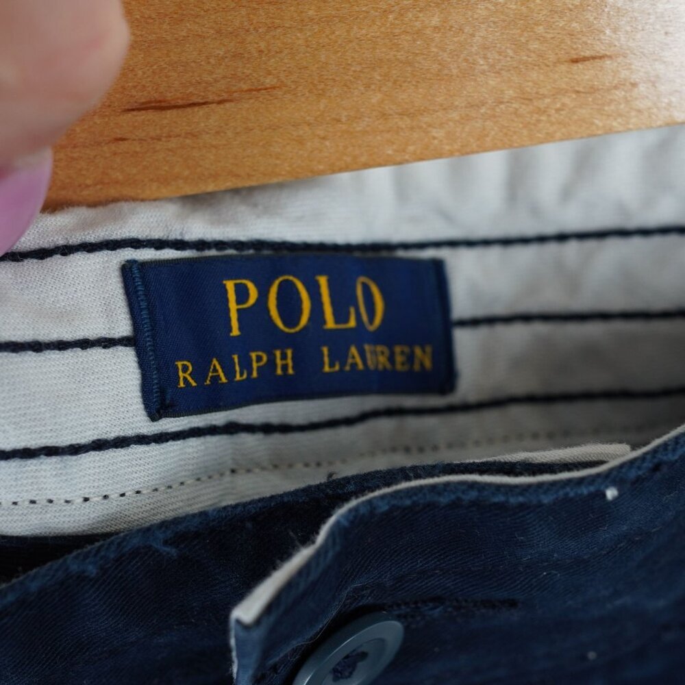 NWT POLO Ralph Lauren Shorts Lauren Aviator Cargos Navy Size‎ 44T - Picture 10 of 11